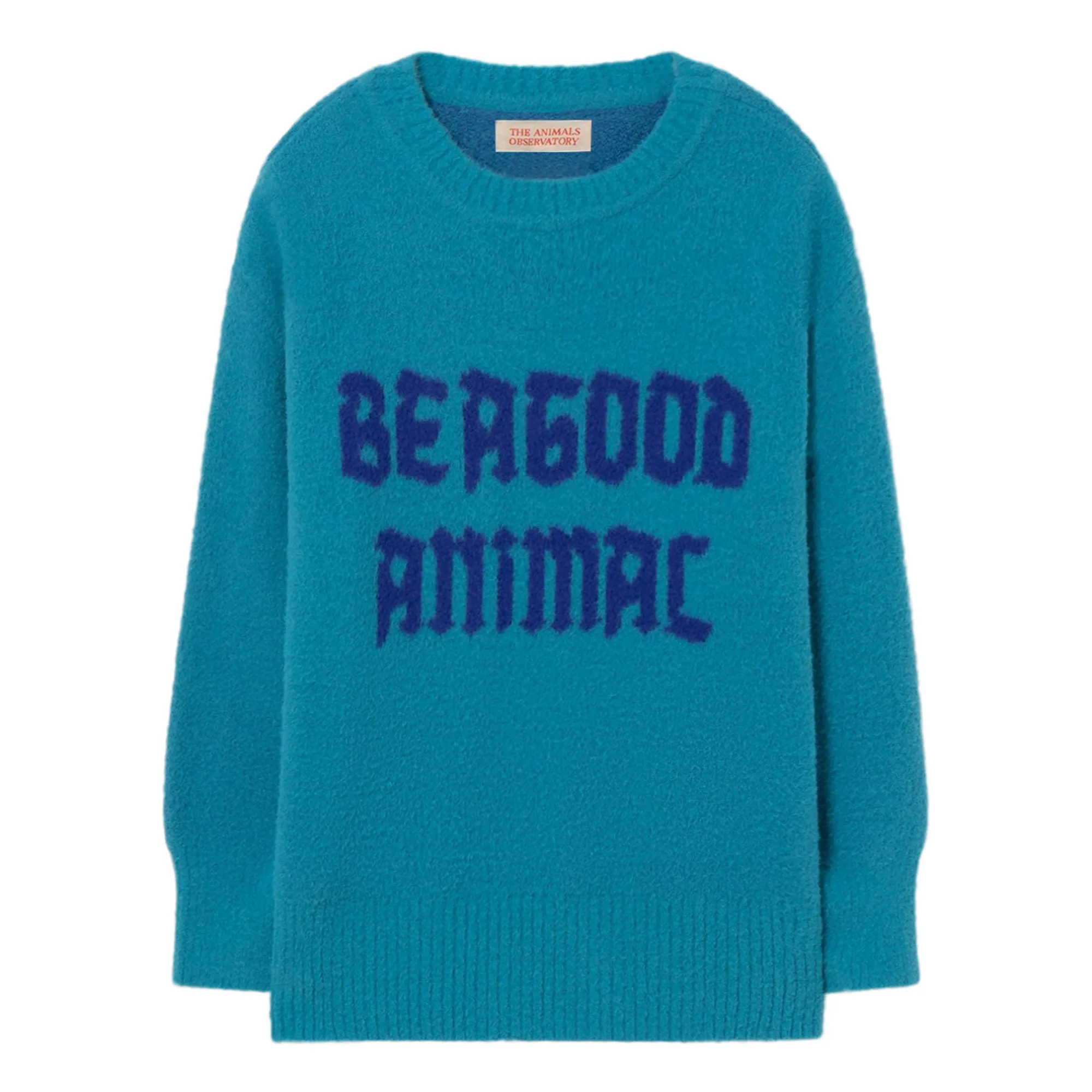 The Animals Observatory Blue Bull Graphic Jumper