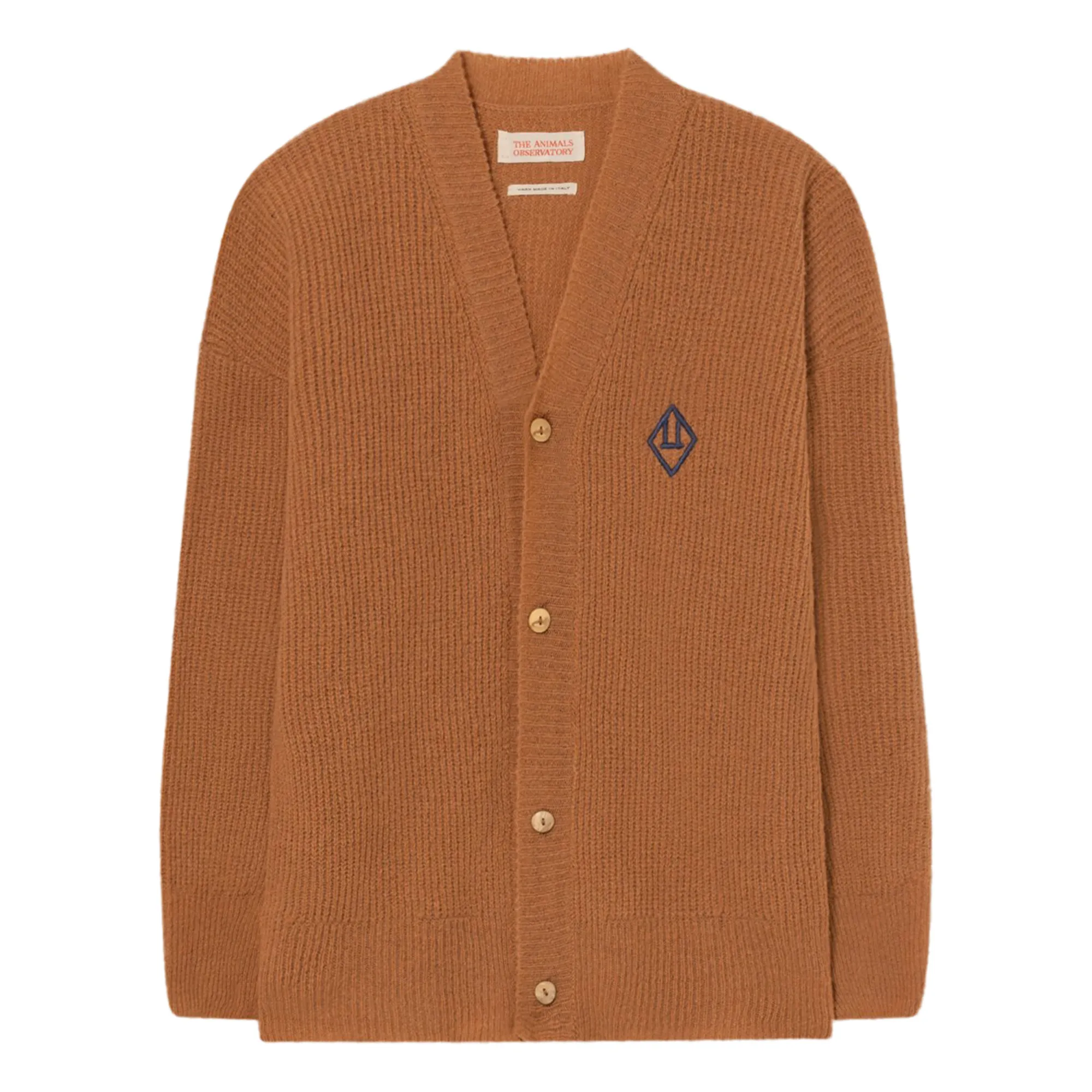 The Animals Observatory Camel Racoon Plain Cardigan