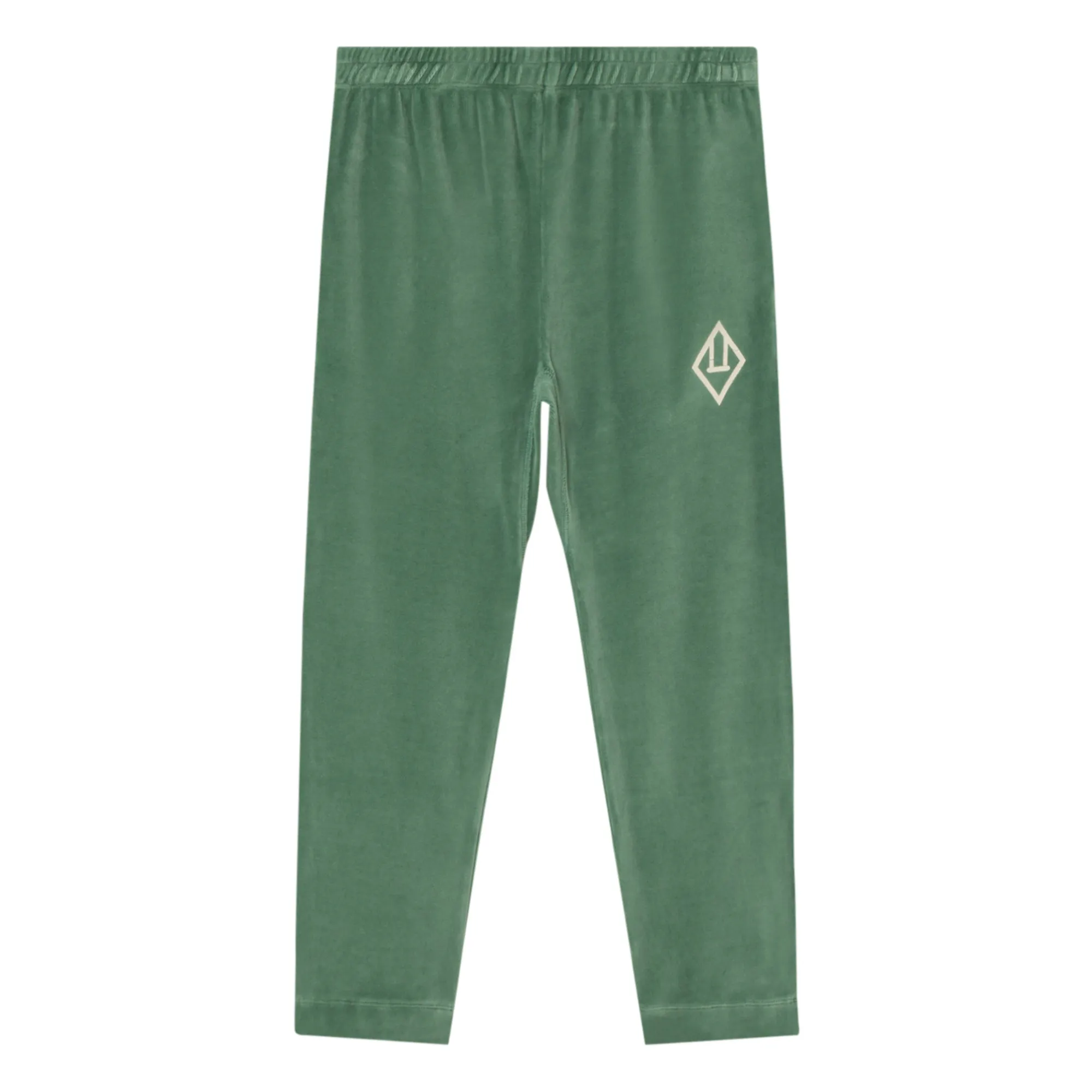 The Animals Observatory Green Chameleon Velvet Leggings