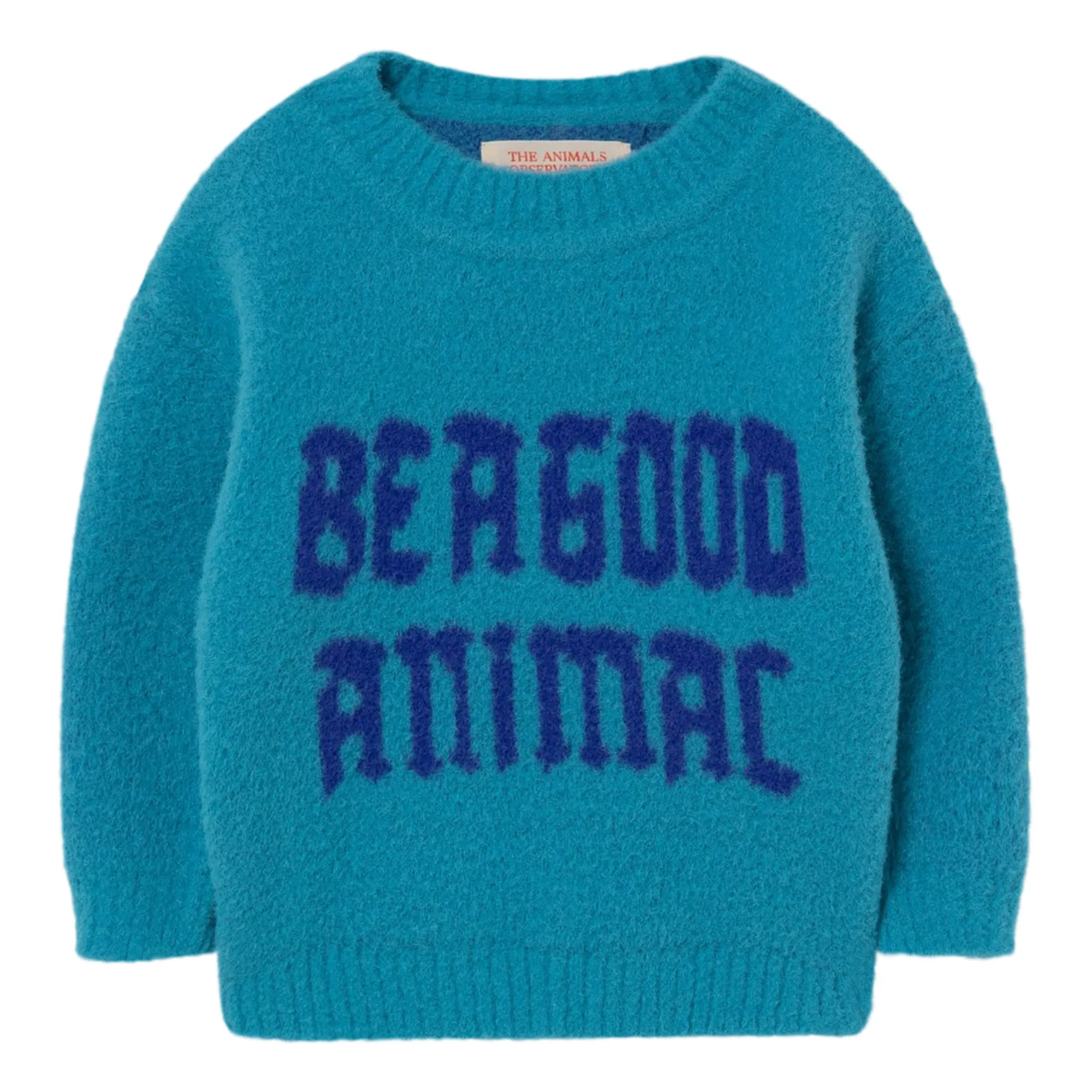 The Animals Observatory Blue Bull Graphic Jumper