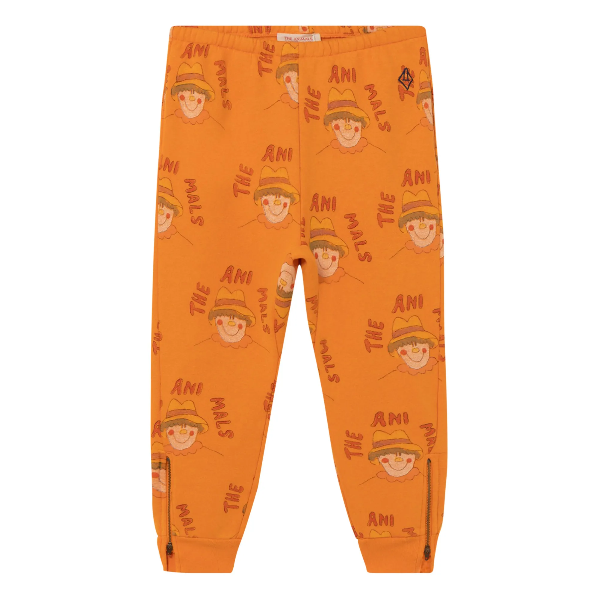 The Animals Observatory Orange Panther Joggers - X Smallable