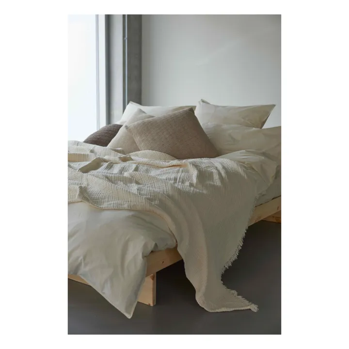 Cuscino, modello: Heather, classico, in lana di lama | Blu- Immagine del prodotto n°6