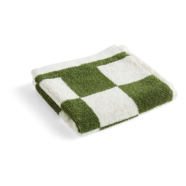 Serviette d'invité Check | Matcha