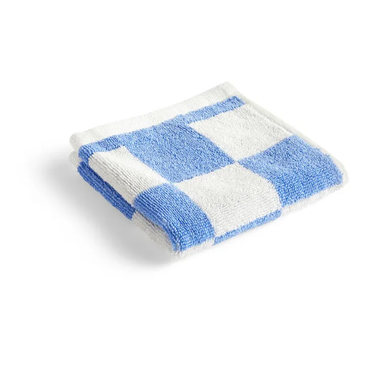 Serviette d'invité Check | Bleu ciel- Image produit n°0