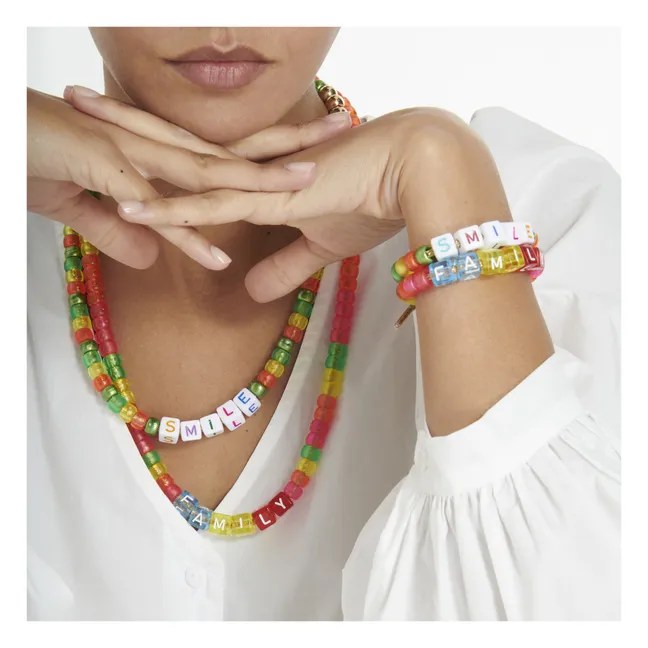 Collier + Bracelet Smile | Vert