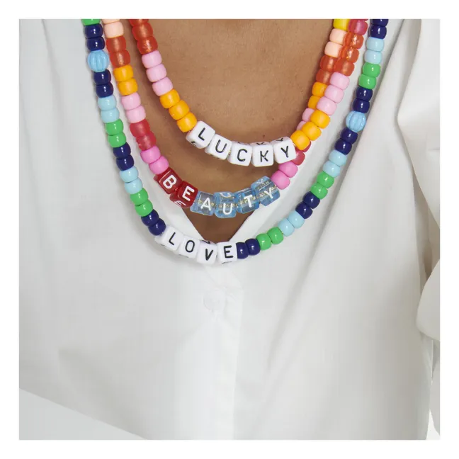 Lucky Necklace | Pink