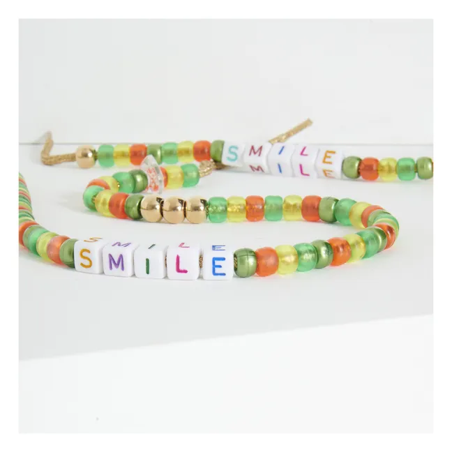 Collier + Bracelet Smile | Vert
