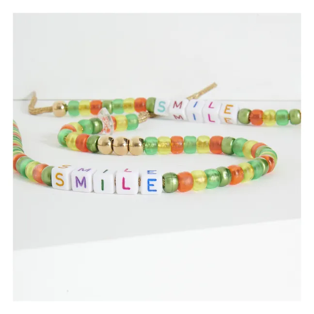 Smile Necklace and Bracelet | Green