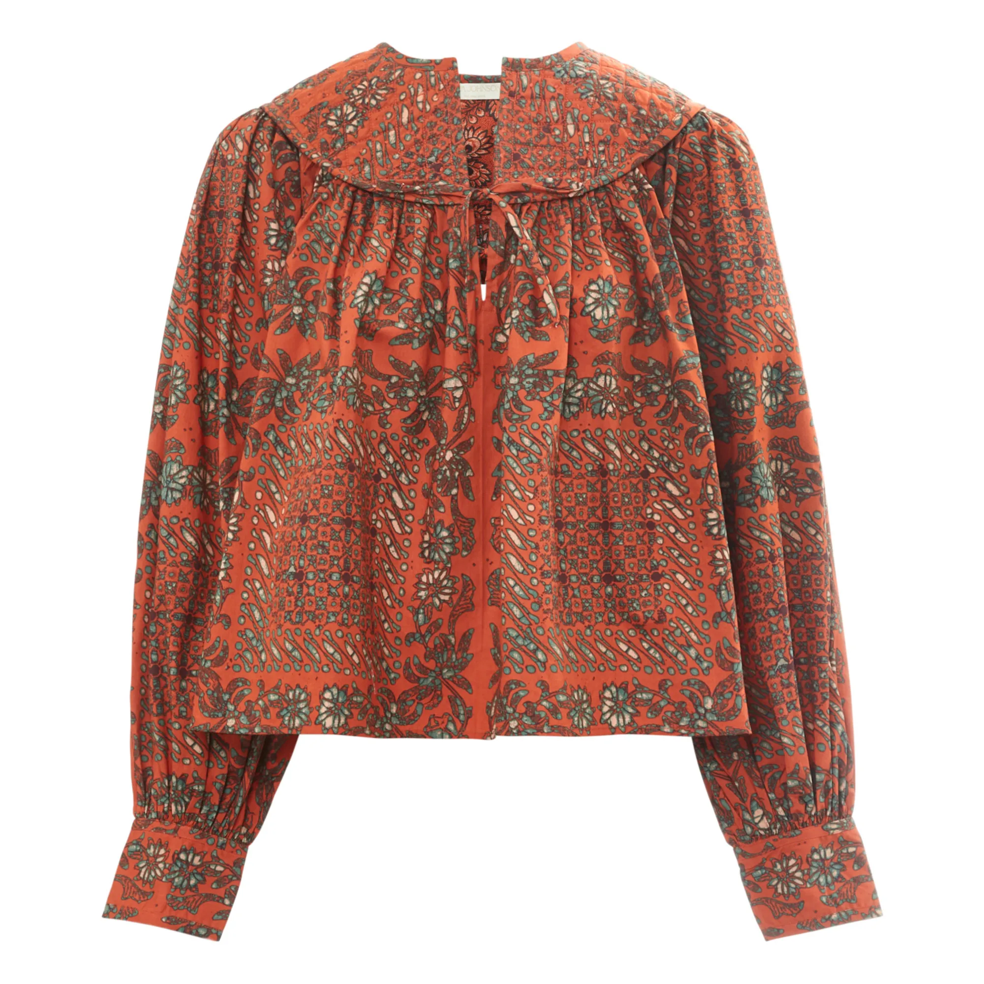 Ulla Johnson Rust Satima Blouse