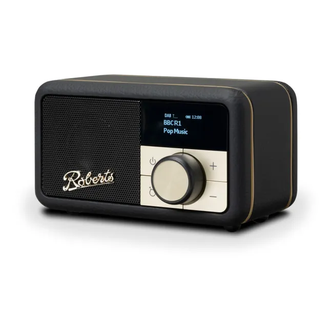 Tragbares Kompakt-Radio Revival Petite Bluetooth | Schwarz