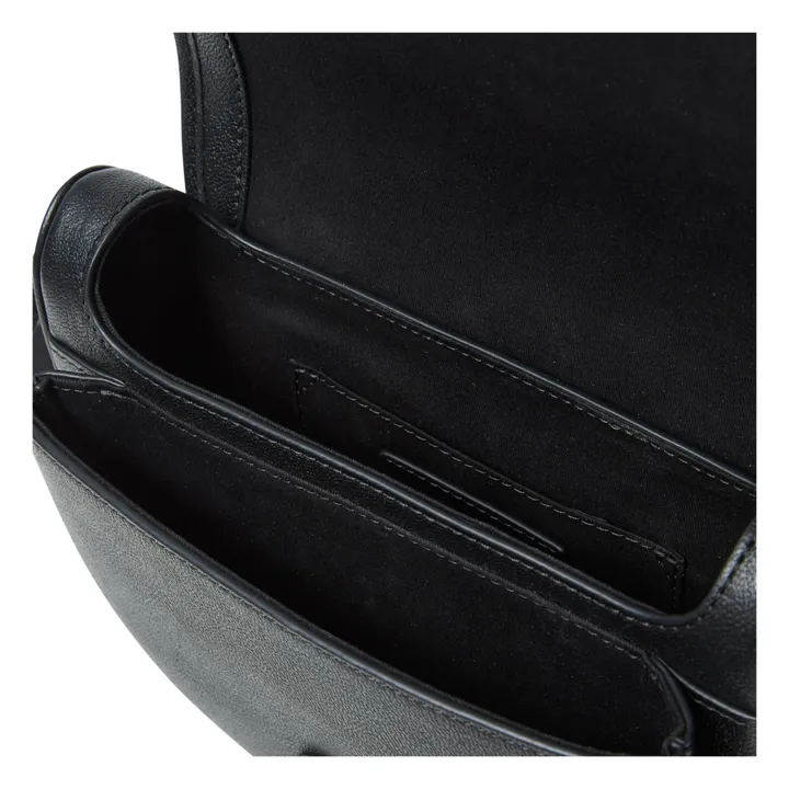 Mara Mini Chain Leather Bag | Black- Product image n°5