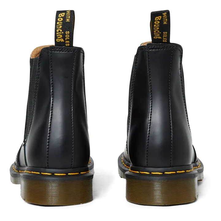 Stivali Chelsea Boots, modello: 2976, in pelle liscia | Nero- Immagine del prodotto n°2