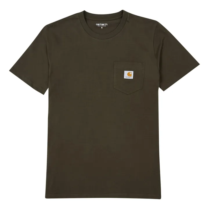 T-shirt Pocket | Vert kaki- Image produit n°0