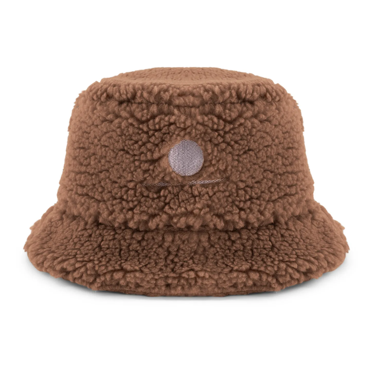 We Are Kids Brown Junior Recycled Polyester Faux Fur Bucket Hat