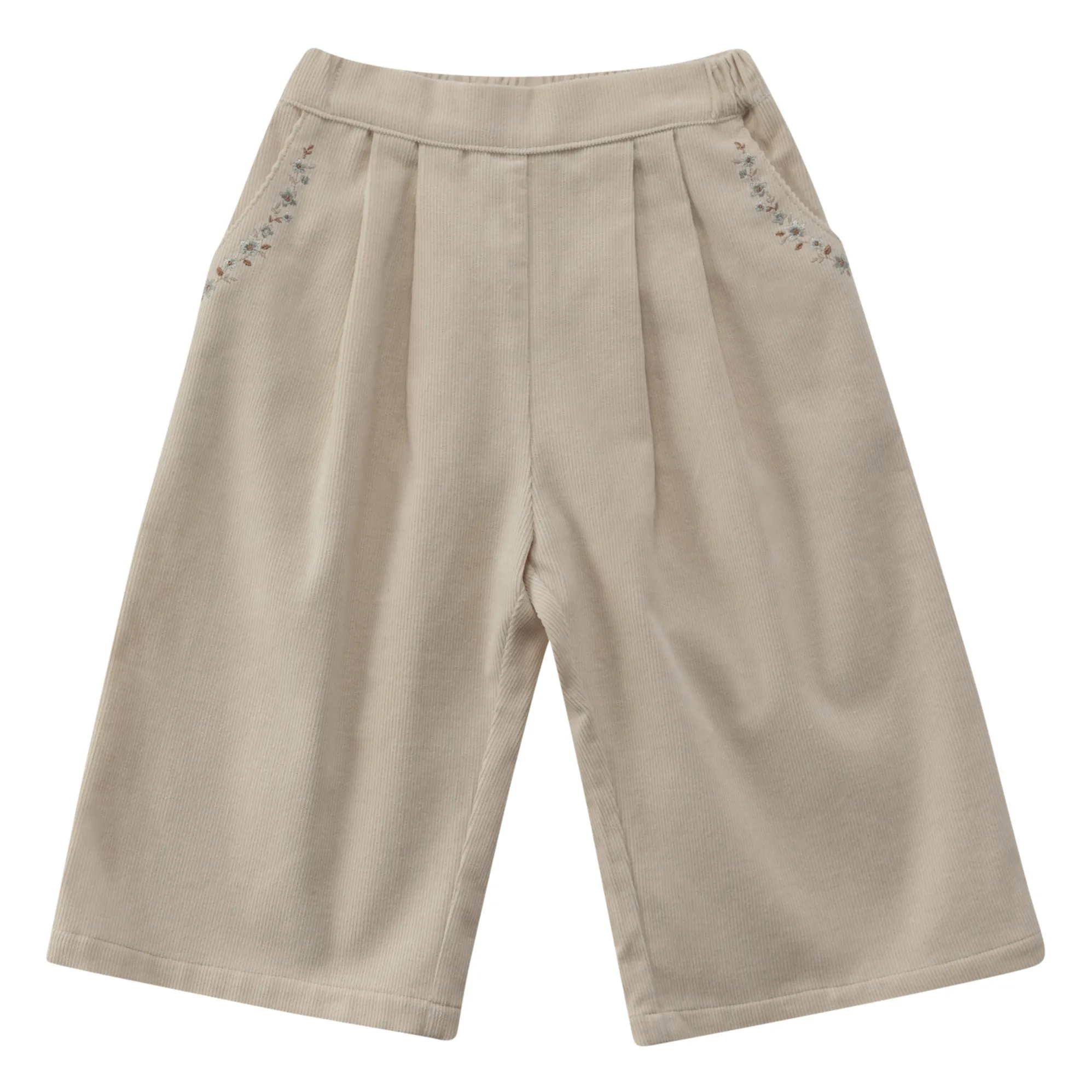 Louisiella Beige Courtney Corduroy Culottes