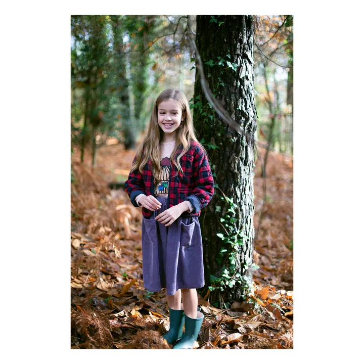 Pocket Skirt | Purple- Product image n°1