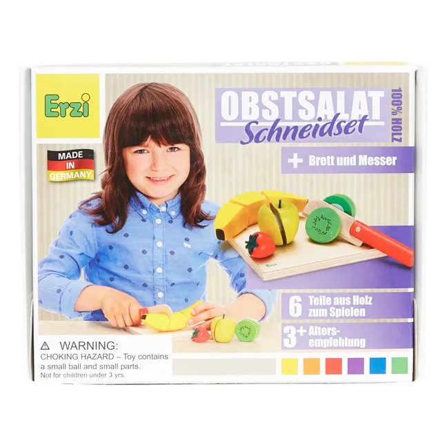 Wooden Fruit Salad Set - 6 Pieces