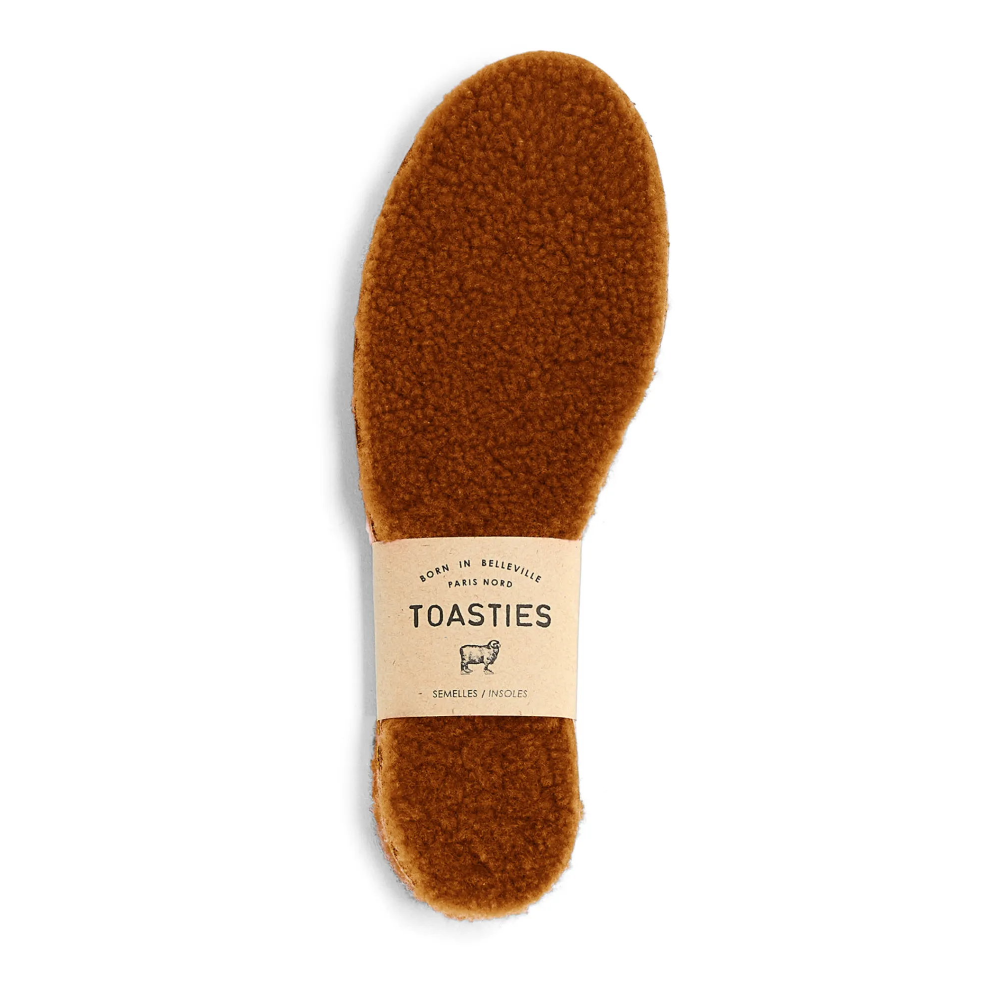 Merino Wool Shearling Insoles | Whiskey- Product image n°2
