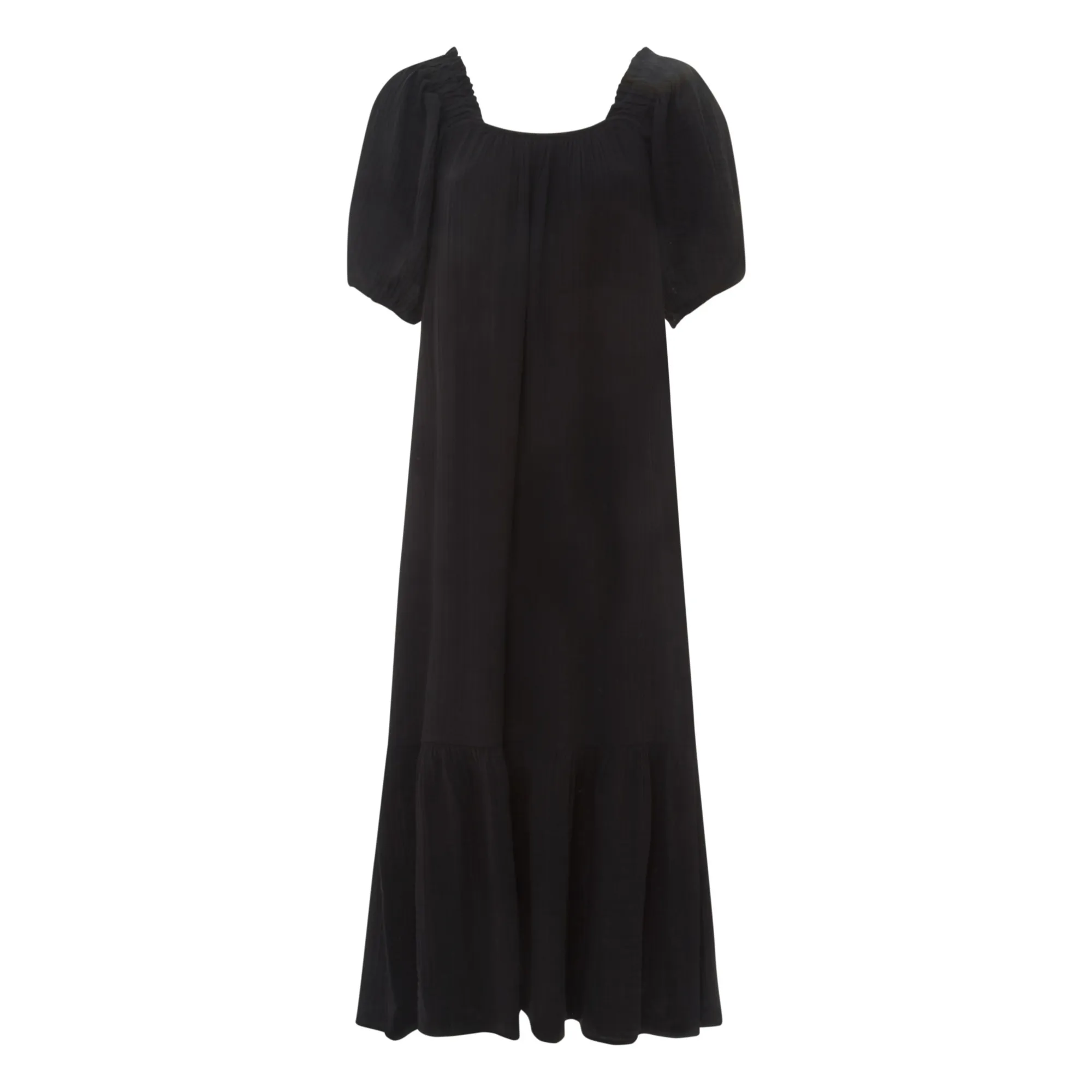 Xirena Black Sofia Cotton Muslin Dress