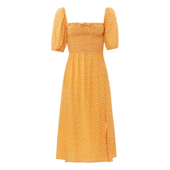Vestido Midi Valetta Crepé | Naranja- Imagen del producto n°0