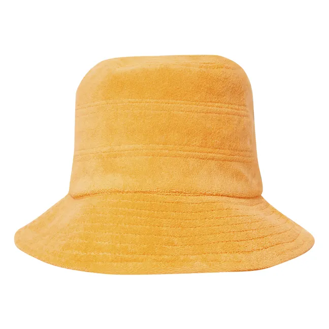 Terry Cloth Bucket Hat | Orange
