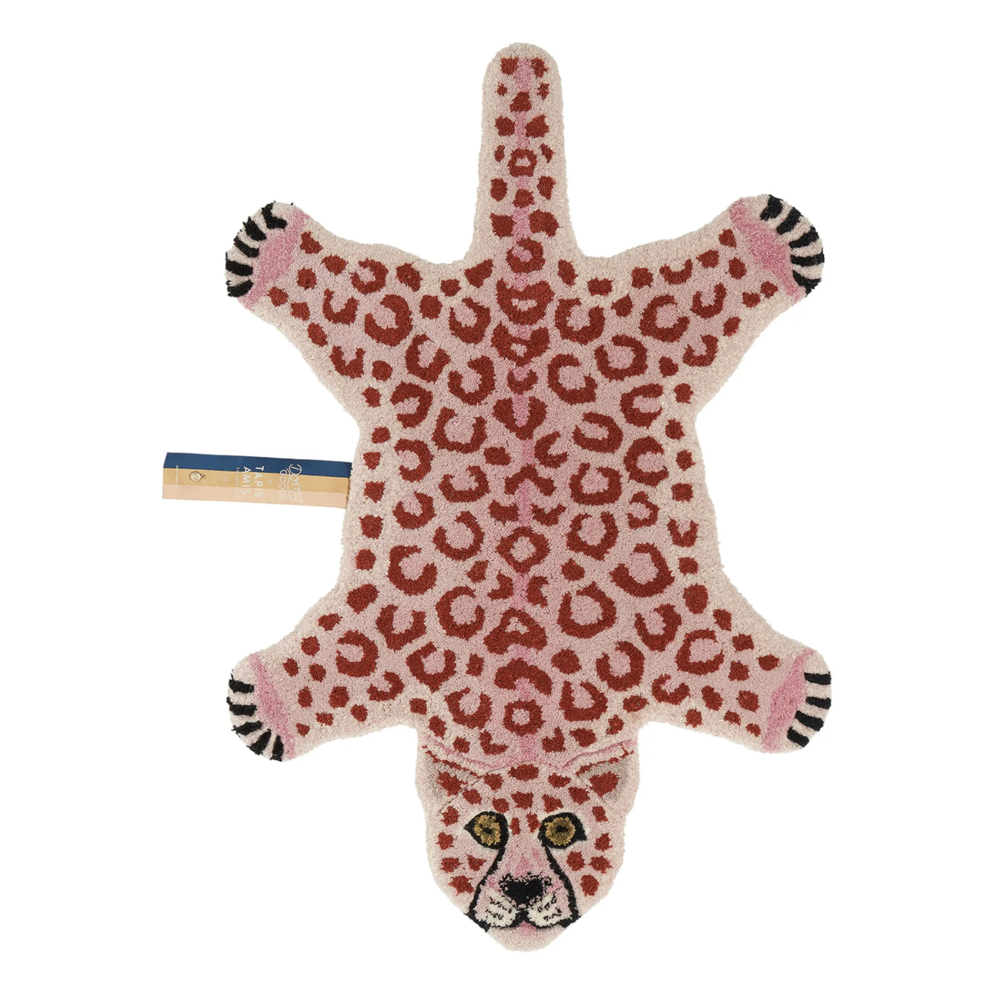 Doing Goods Pink Leopard Rug