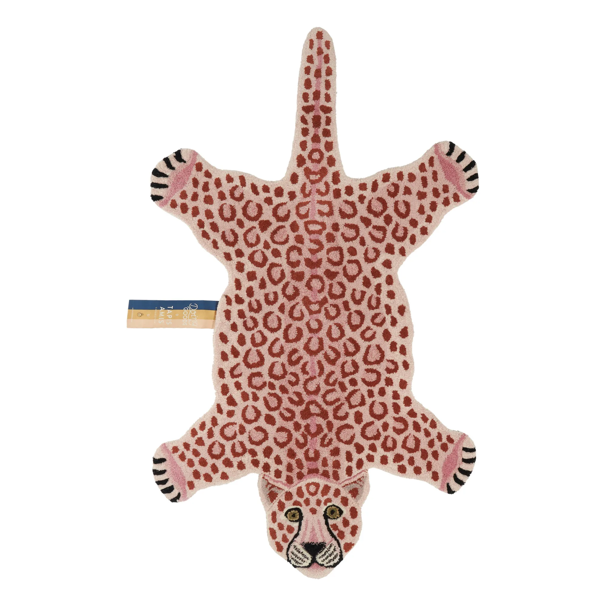 Doing Goods Pink Leopard Rug