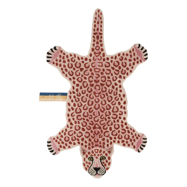 Teppich Leopard | Rosa