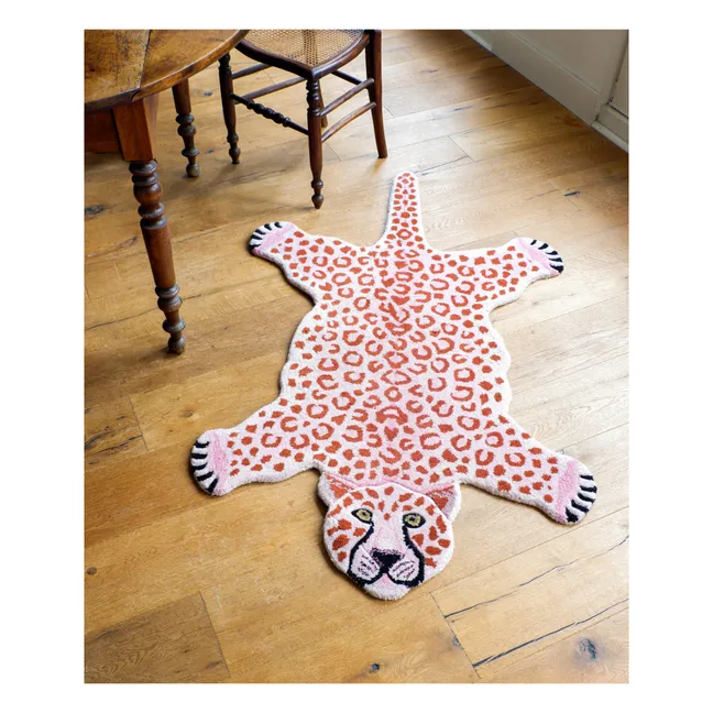 Leopard Rug | Pink