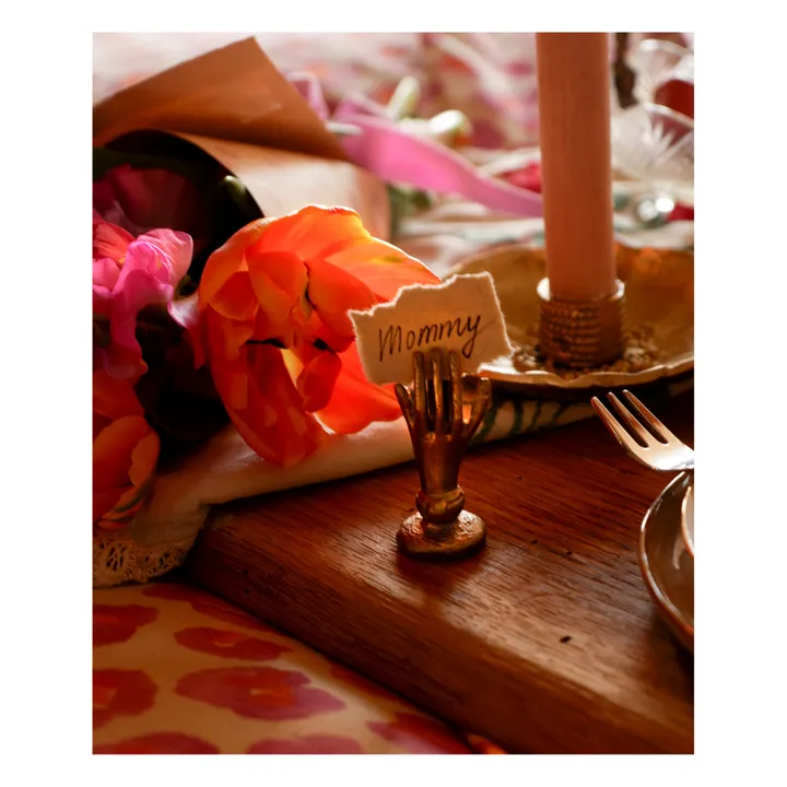 Tarjetero de latón mate Jana Hand | Gold- Imagen del producto n°3