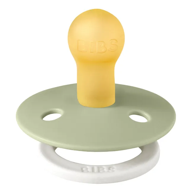 Natural Rubber Glow-in-the-Dark Dummies - Set of 2 | Almond green