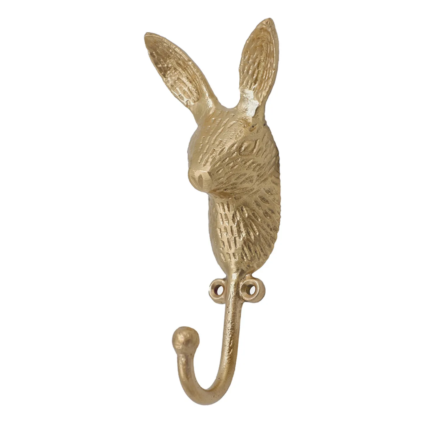 Harri Hare Brass Coat Hook | Yellow- Product image n°0