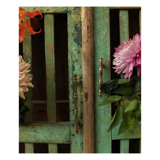 Poignée de porte en laiton Bamboo Bodhi | Gold