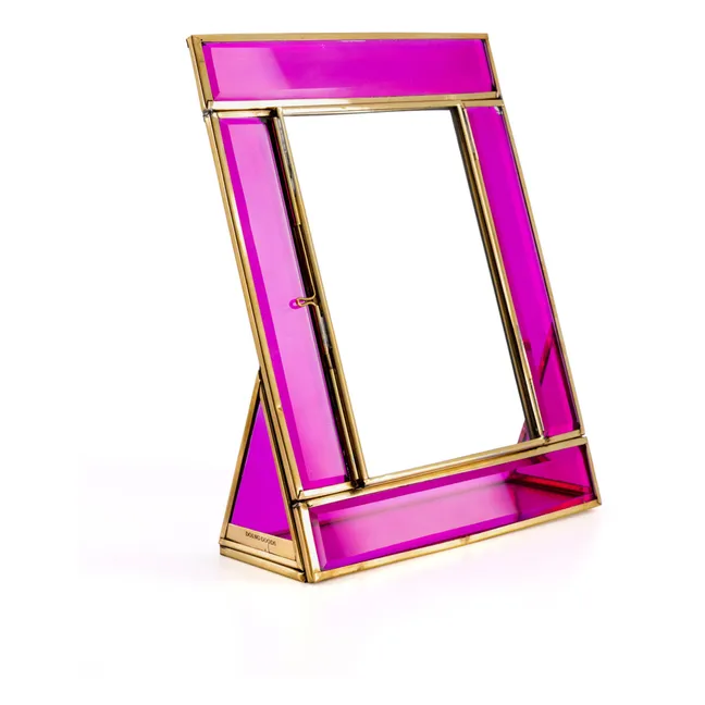 Bonnie Brass and Glass Photo Frame | Pink