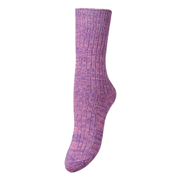 Milea Cozy Socks | Purple- Product image n°0