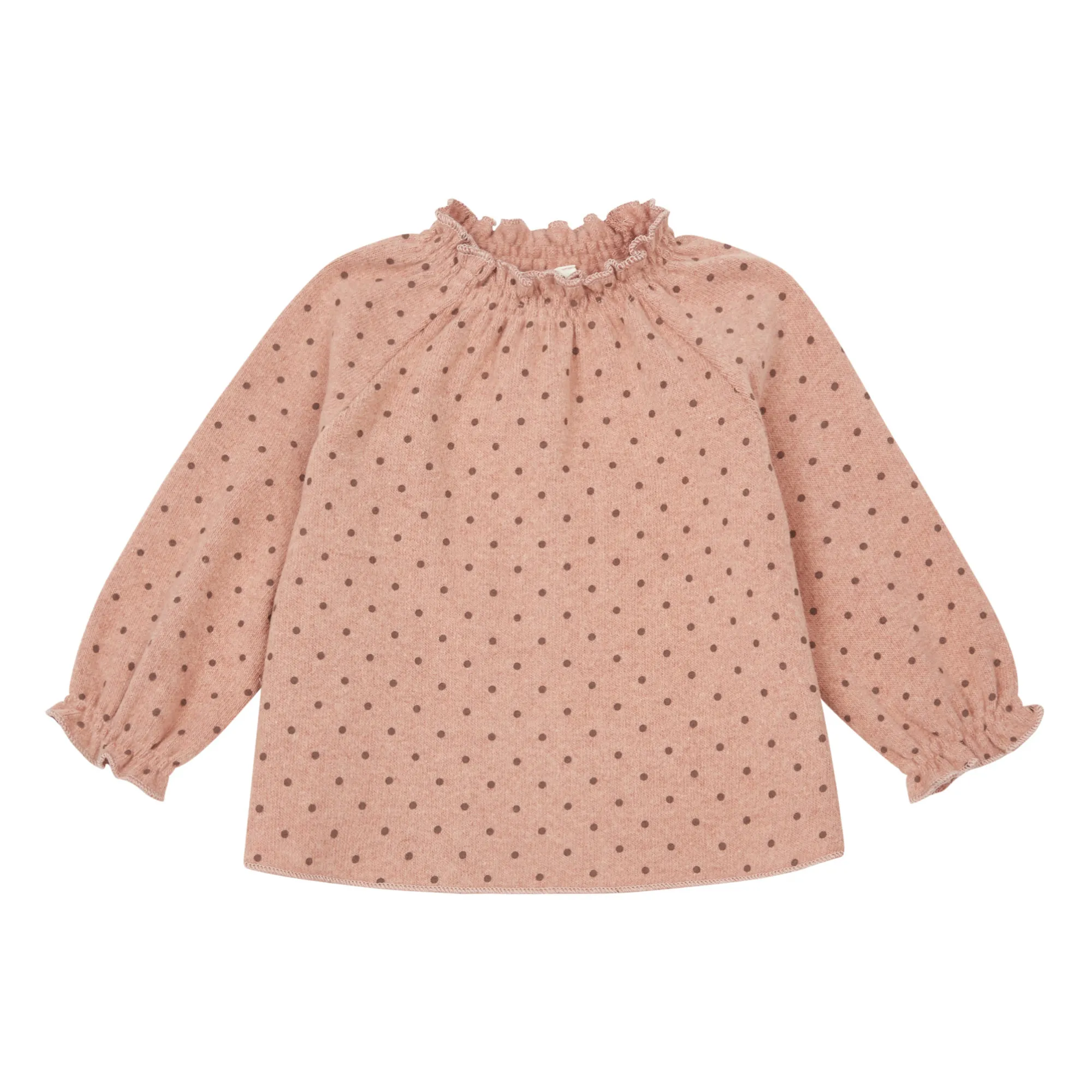 Zhoe & Tobiah Pink Polka Dot Knit Jumper