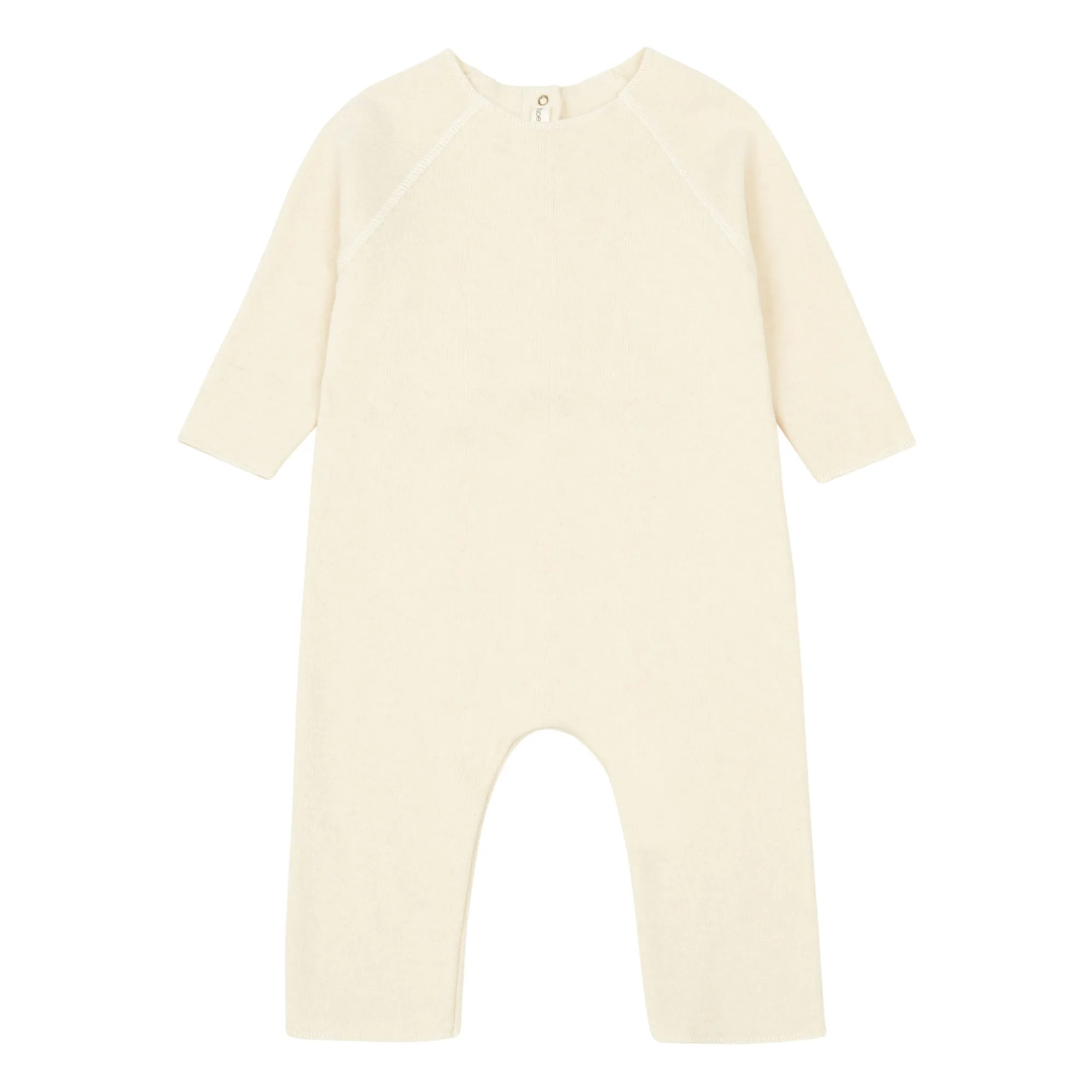 Zhoe & Tobiah Ecru Knit Jumpsuit