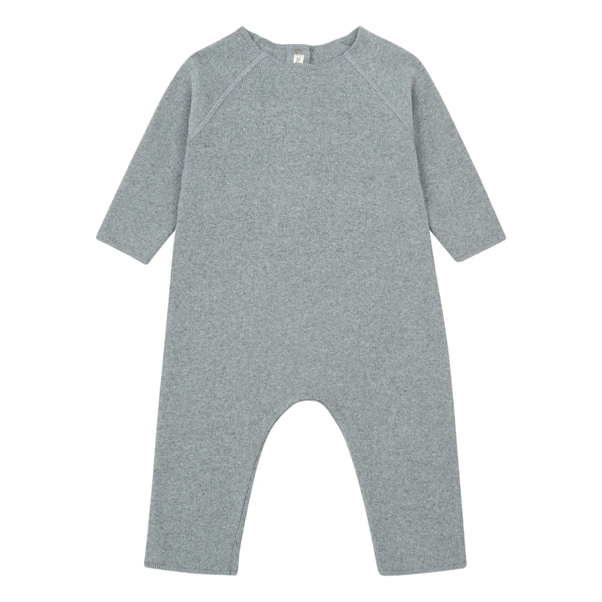 Zhoe & Tobiah Heather Grey Knit Jumpsuit