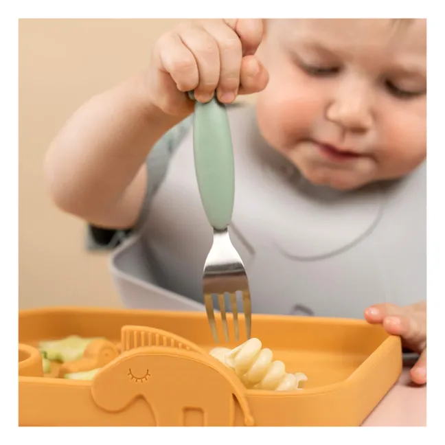 Couverts Easy-grip Deer friends | Vert