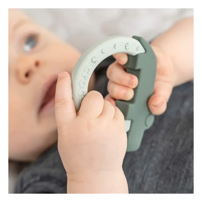 Kühlende Beißringe Deer - 2er-Set | Grün