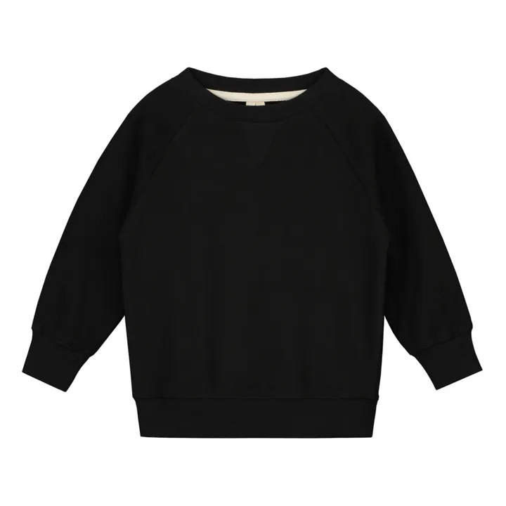 Organic Cotton Sweatshirt | Black- Product image n°0