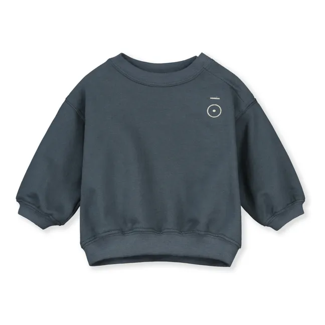 Baby Sweatshirt Bio-Baumwolle | Graublau