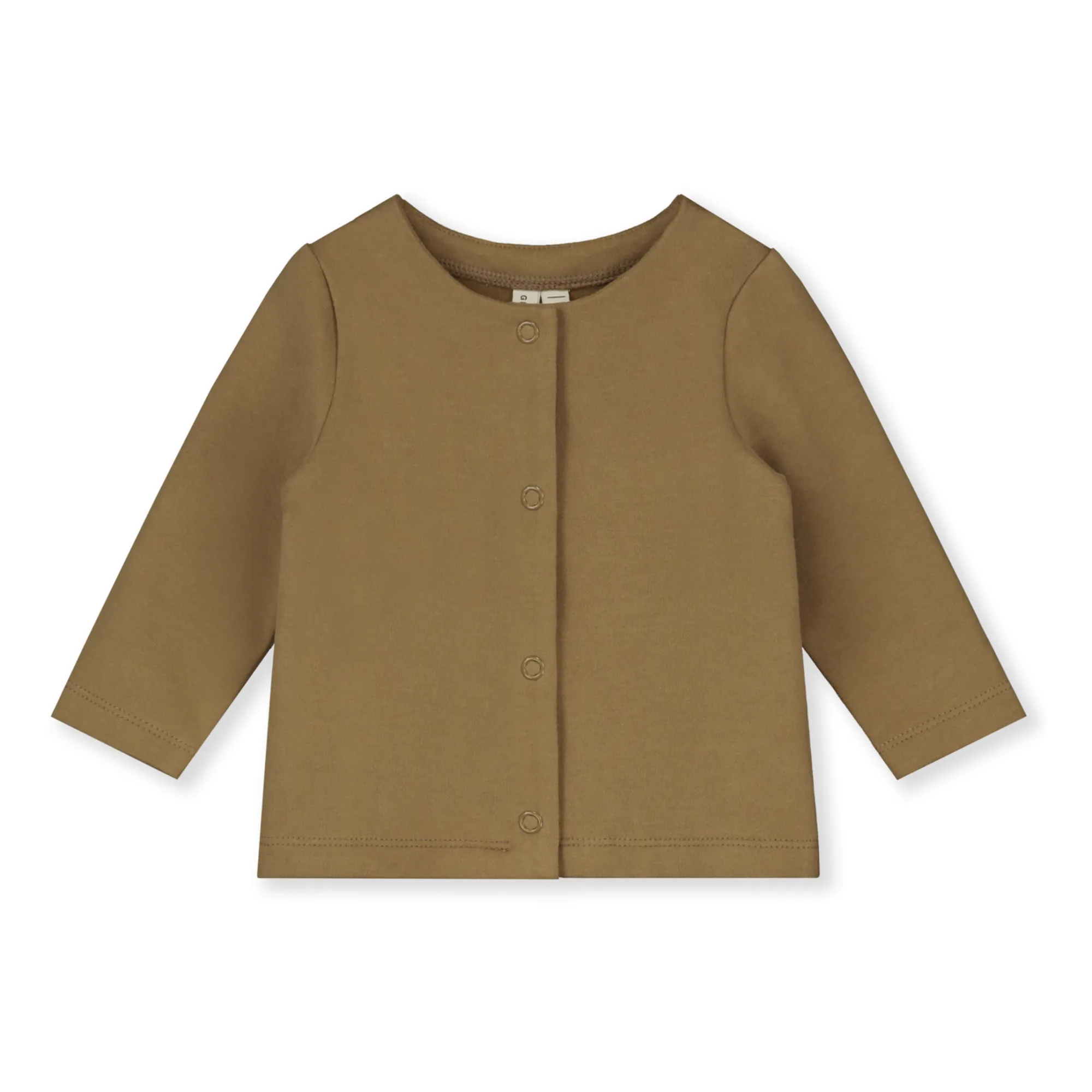 Gray Label Unisex Infant Brown Organic Cotton Baby Cardigan
