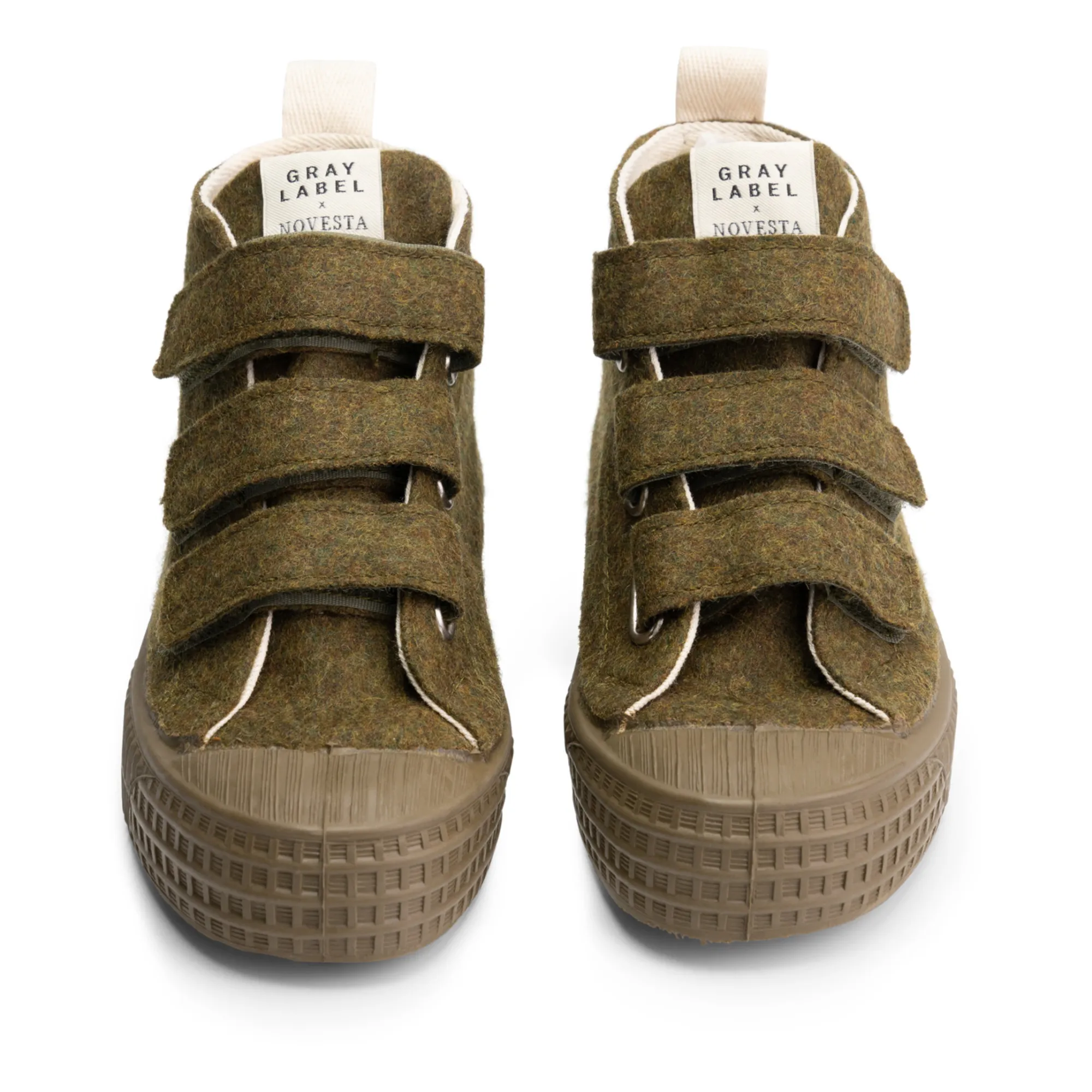 Velcro Sneakers - GL x Novesta | Olive green- Product image n°1