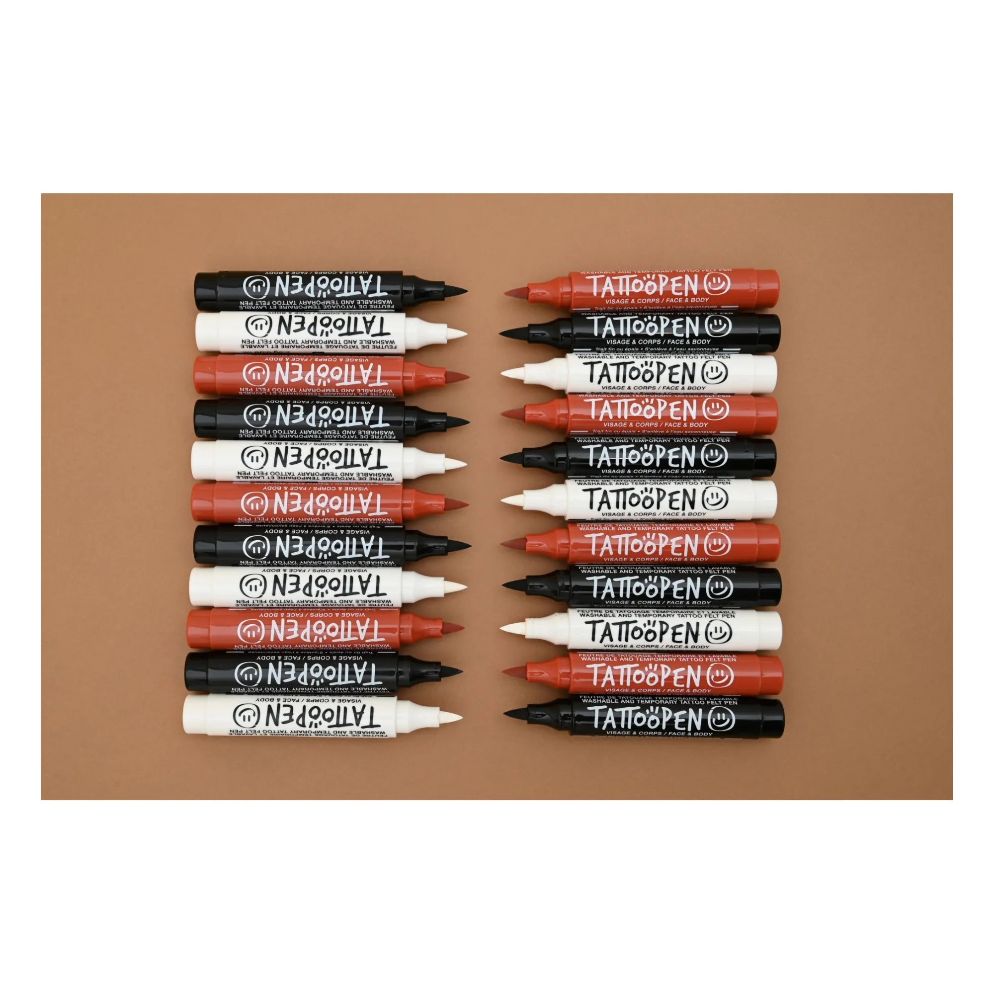 Feutre de tatouage temporaire Tattoopen | Noir- Image produit n°4