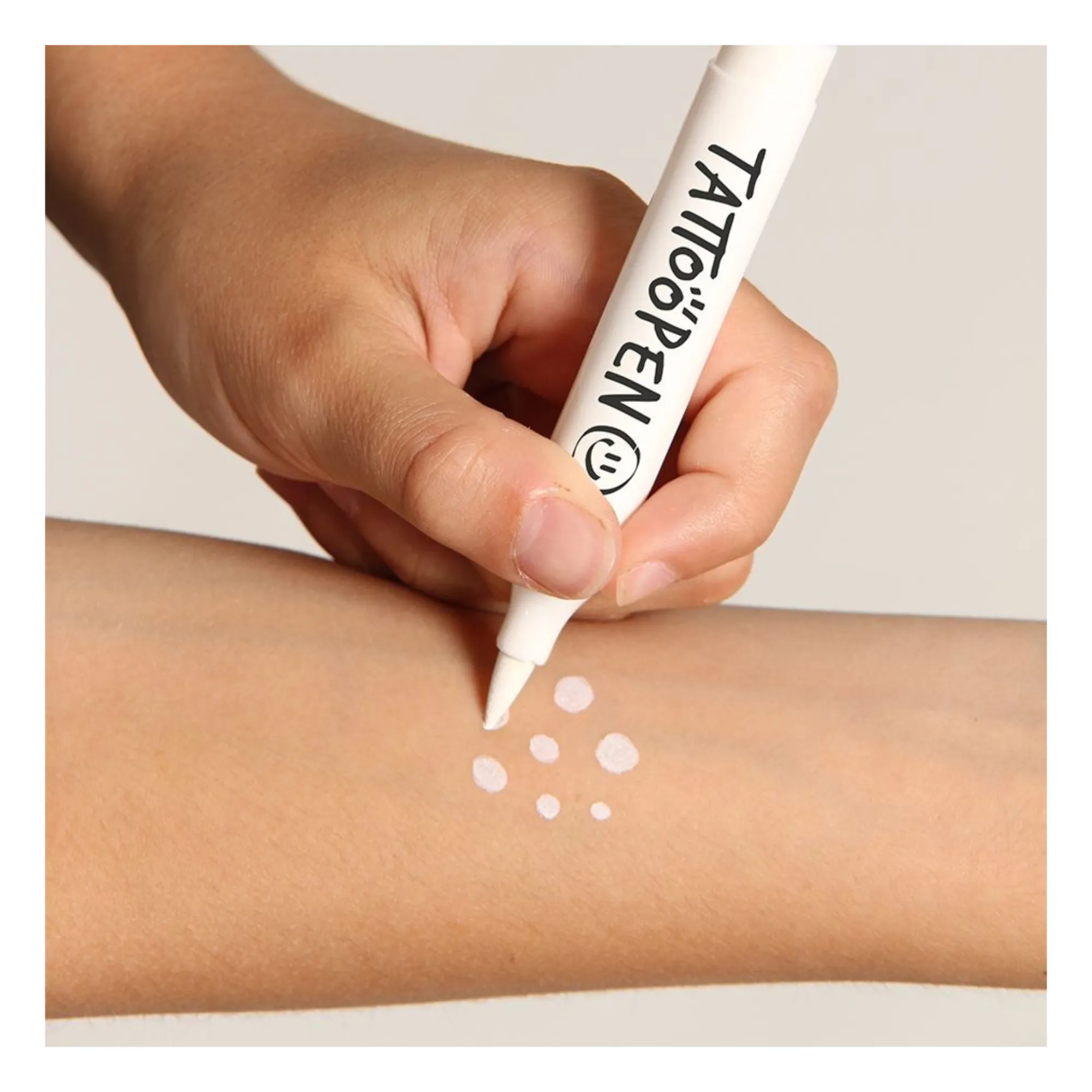 Feutre de tatouage temporaire Tattoopen | Blanc- Image produit n°3