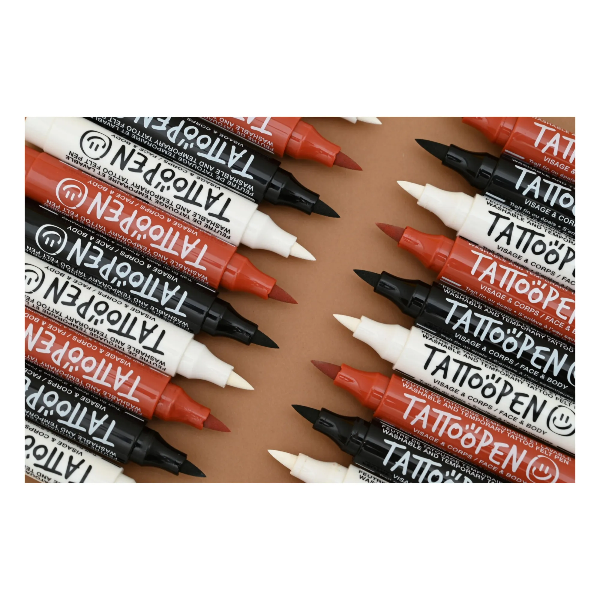 Feutre de tatouage temporaire Tattoopen | Blanc- Image produit n°4