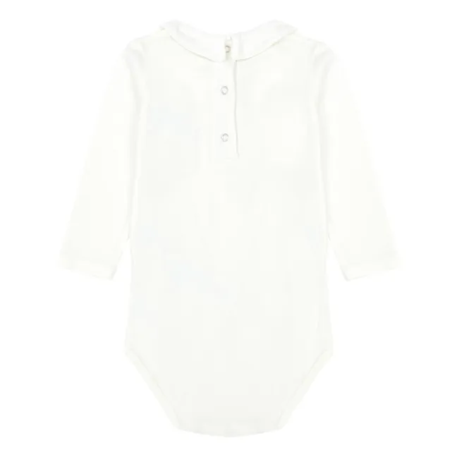 Mail Organic Cotton Baby Bodysuit | Ecru