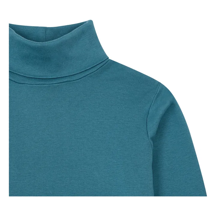 Bajo suéter Algodón orgánico Titou | Azul Pato- Imagen del producto n°1