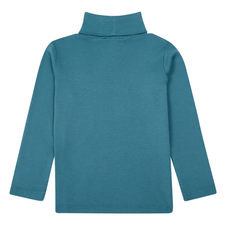 Bajo suéter Algodón orgánico Titou | Azul Pato- Imagen del producto n°2